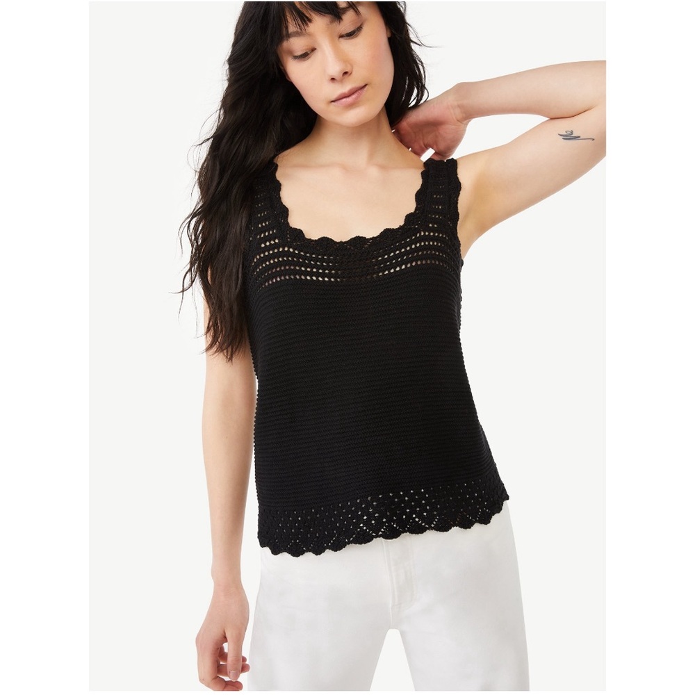 Free Assembly Women’s Crochet Tank Top